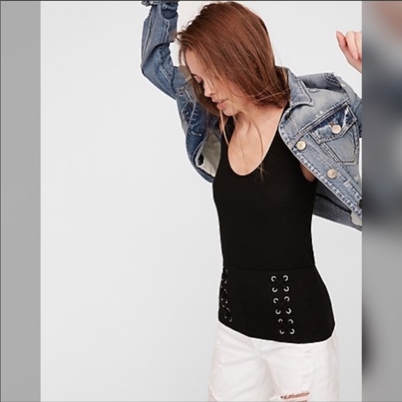 Express double corset top M - Picture 1 of 8